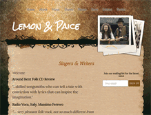 Tablet Screenshot of lemonandpaice.com